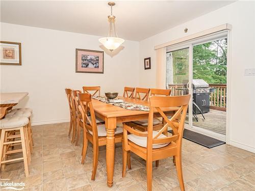 1832 Kilworthy Road, Gravenhurst, ON - Indoor Photo Showing Dining Room