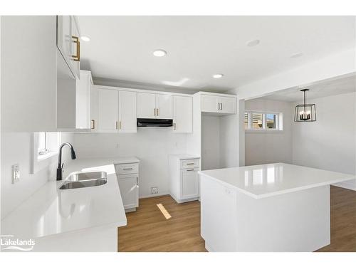 257 Jackson Street E, Durham, ON - Indoor Photo Showing Kitchen With Double Sink