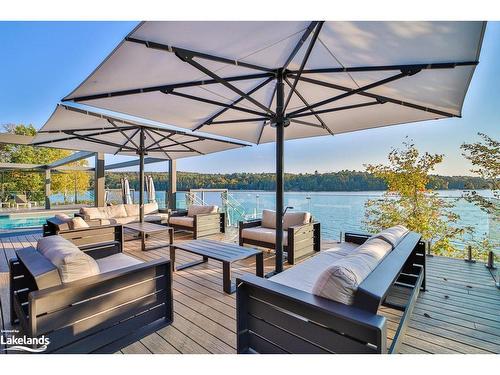 002-727 Grandview Drive, Huntsville, ON - Outdoor With Body Of Water With Deck Patio Veranda With View