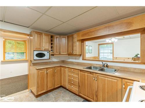 16366 Highway 35, Haliburton, ON - Indoor Photo Showing Kitchen With Double Sink