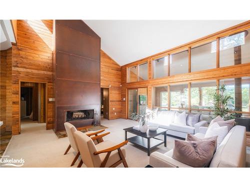 135 Timmons Street, Craigleith, ON - Indoor Photo Showing Living Room With Fireplace