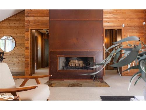 135 Timmons Street, Craigleith, ON - Indoor Photo Showing Living Room With Fireplace