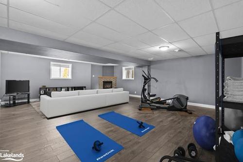 22 Bourgeois Beach Road, Victoria Harbour, ON - Indoor Photo Showing Gym Room