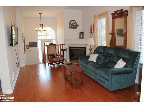 1296 Gina Street, Innisfil, ON - Indoor Photo Showing Living Room With Fireplace