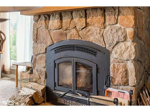 1037 Kernohan Farm Trail, Minden Hills, ON - Indoor Photo Showing Living Room With Fireplace