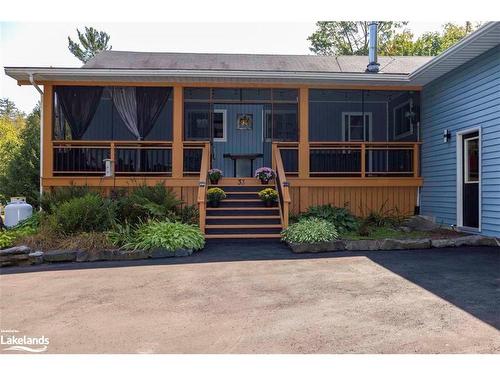 33 Pineridge Drive, Mcdougall, ON - Outdoor With Deck Patio Veranda With Facade