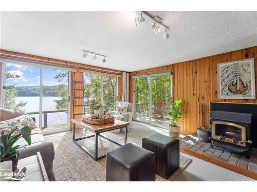 1026 Frost Lane, Lake Of Bays, ON - Indoor Photo Showing Living Room With Fireplace