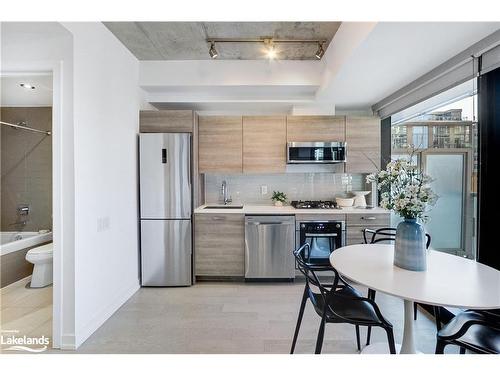 705-11 Charlotte Street, Toronto, ON - Indoor Photo Showing Kitchen With Stainless Steel Kitchen