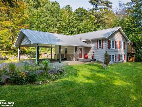 338 Williamsport Road, Huntsville, ON - Outdoor With Deck Patio Veranda