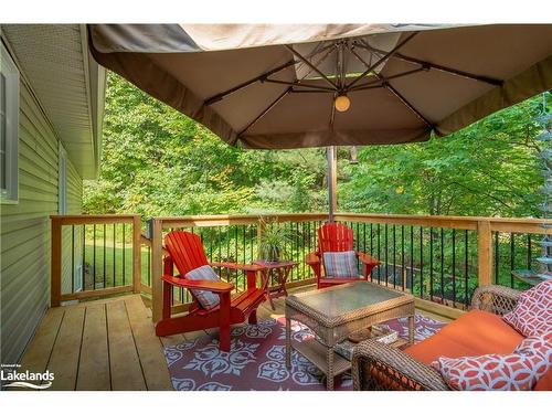 338 Williamsport Road, Huntsville, ON - Outdoor With Deck Patio Veranda With Exterior