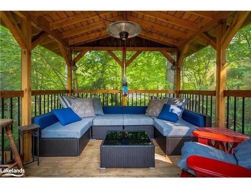 338 Williamsport Road, Huntsville, ON - Outdoor With Deck Patio Veranda With Exterior