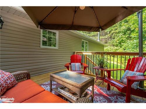 338 Williamsport Road, Huntsville, ON - Outdoor With Deck Patio Veranda With Exterior