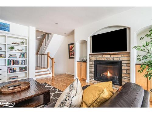 9-209707 Highway 26, The Blue Mountains, ON - Indoor Photo Showing Living Room With Fireplace