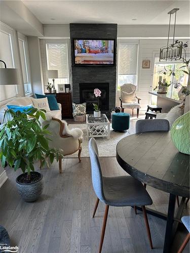 2 Lett Avenue, Collingwood, ON - Indoor Photo Showing Other Room With Fireplace