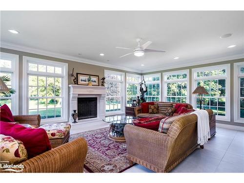 7781 Poplar Sideroad, Clearview, ON - Indoor Photo Showing Living Room With Fireplace