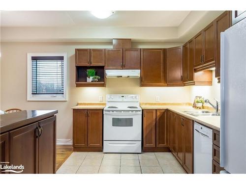 301-91 Raglan Street, Collingwood, ON - Indoor Photo Showing Kitchen With Double Sink