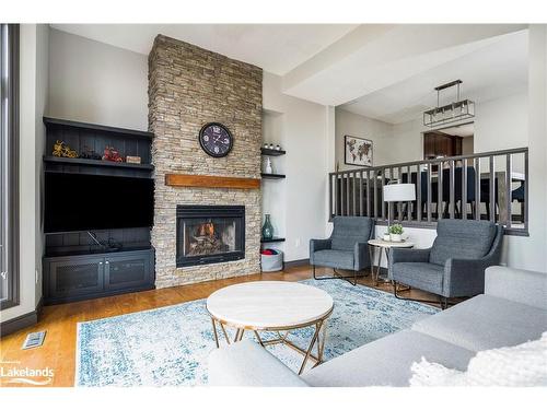 48 Lighthouse Lane W, Collingwood, ON - Indoor Photo Showing Living Room With Fireplace