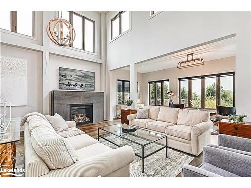 4 Meadowlark Way, Collingwood, ON - Indoor Photo Showing Living Room With Fireplace