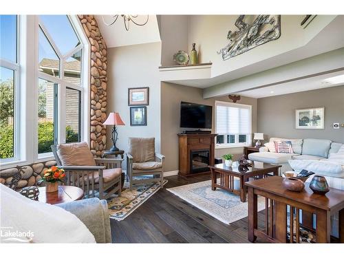 106 Crossan Court, The Blue Mountains, ON - Indoor Photo Showing Living Room With Fireplace