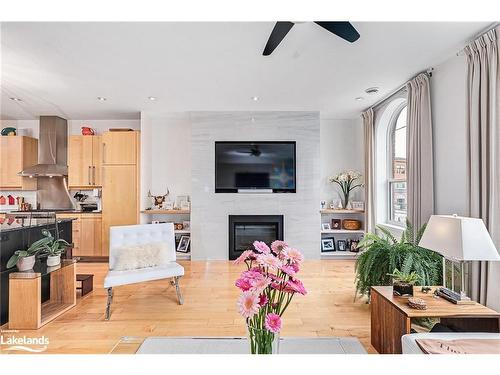 31 Simcoe Street, Collingwood, ON - Indoor Photo Showing Other Room With Fireplace