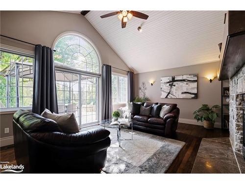 426155 25Th Sideroad, Mono, ON - Indoor Photo Showing Living Room With Fireplace