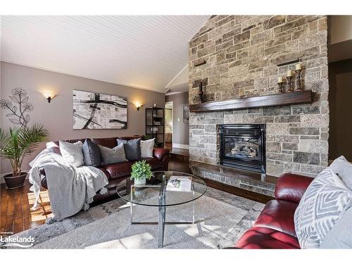 426155 25Th Sideroad, Mono, ON - Indoor Photo Showing Living Room With Fireplace