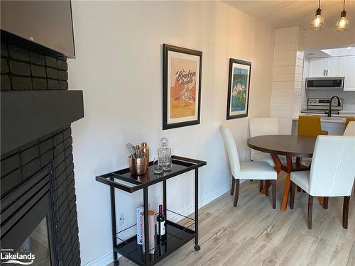 710 Johnston Park Avenue, Collingwood, ON - Indoor Photo Showing Dining Room With Fireplace