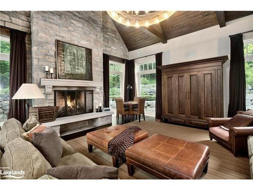 114 Hemlock Court, The Blue Mountains, ON - Indoor Photo Showing Living Room With Fireplace