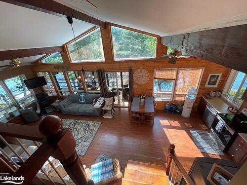 4 Severn River Sr406, Coldwater, ON - Indoor Photo Showing Living Room With Fireplace