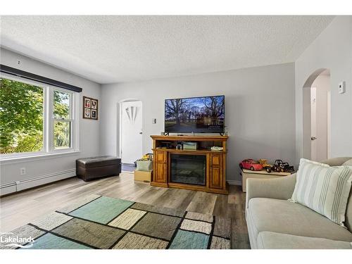 18 Rosetta Street, Parry Sound, ON - Indoor Photo Showing Living Room With Fireplace