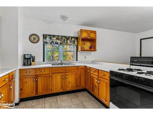 756 Spring Lake Road, South River, ON - Indoor Photo Showing Kitchen With Double Sink