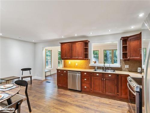 1276 Nicholls Road, Bracebridge, ON - Indoor Photo Showing Kitchen With Stainless Steel Kitchen With Double Sink