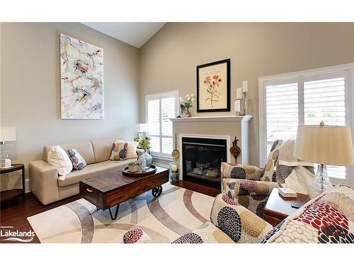 80 Hughes Street, Collingwood, ON - Indoor Photo Showing Living Room With Fireplace