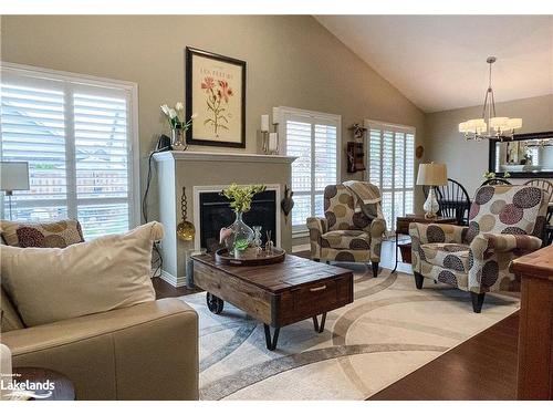 80 Hughes Street, Collingwood, ON - Indoor Photo Showing Living Room With Fireplace