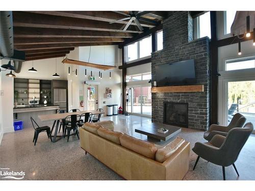 207-12 Beausoleil Lane, The Blue Mountains, ON - Indoor Photo Showing Living Room With Fireplace