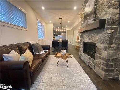 207-12 Beausoleil Lane, The Blue Mountains, ON - Indoor Photo Showing Living Room With Fireplace