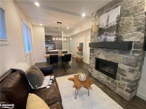 207-12 Beausoleil Lane, The Blue Mountains, ON - Indoor Photo Showing Living Room With Fireplace