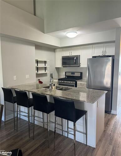 302-5 Anchorage Crescent, Collingwood, ON - Indoor Photo Showing Kitchen With Double Sink With Upgraded Kitchen