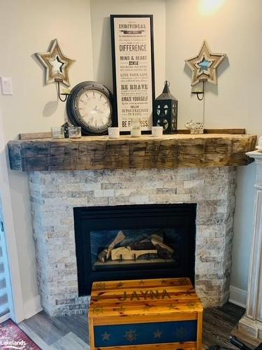 674 Johnston Park Avenue, Collingwood, ON - Indoor Photo Showing Living Room With Fireplace