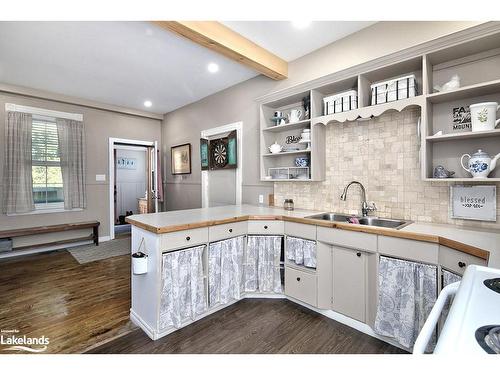 523 Hurontario Street, Collingwood, ON - Indoor Photo Showing Kitchen With Double Sink