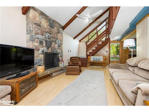 141 Carmichael Crescent, The Blue Mountains, ON - Indoor Photo Showing Living Room With Fireplace