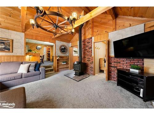 53B Forest Access Road, Port Loring, ON - Indoor Photo Showing Living Room