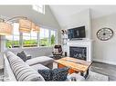 194 Courtland Street, The Blue Mountains, ON  - Indoor Photo Showing Living Room With Fireplace 