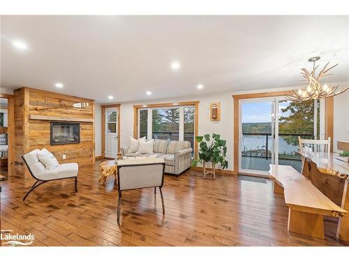 1111 Maplehurst Drive, Huntsville, ON - Indoor Photo Showing Other Room With Fireplace