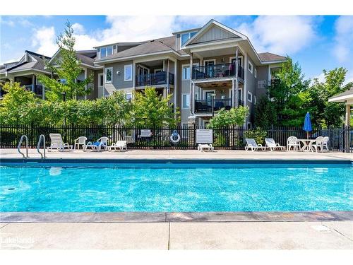 202-4 Brandy Lane Drive, Collingwood, ON - Outdoor With In Ground Pool With Balcony