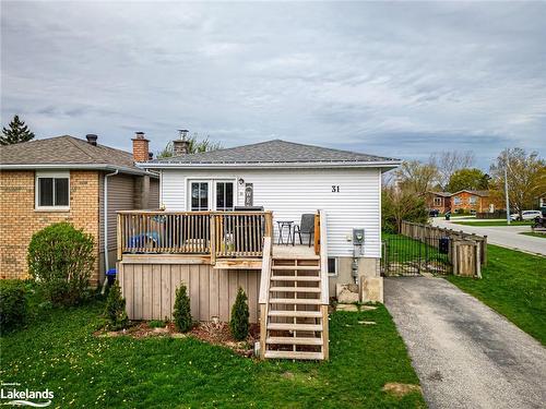 31 Courtice Crescent, Collingwood, ON - Outdoor With Deck Patio Veranda