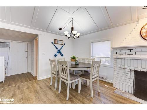 278 Coastline Drive, Wasaga Beach, ON - Indoor Photo Showing Dining Room With Fireplace