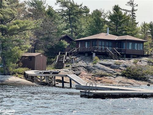 1260 Georgian Bay Island, Pointe Au Baril, ON - Outdoor With Body Of Water