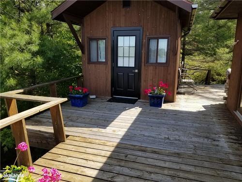 1260 Georgian Bay Island, Pointe Au Baril, ON - Outdoor With Deck Patio Veranda With Exterior