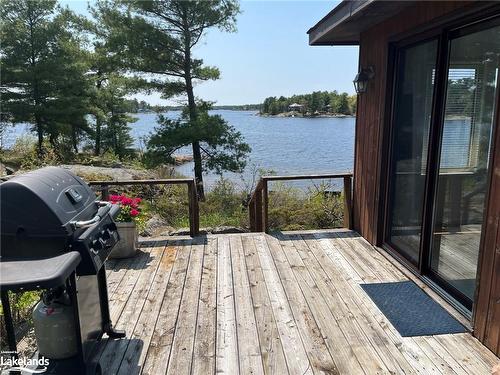 1260 Georgian Bay Island, Pointe Au Baril, ON - Outdoor With Body Of Water With Deck Patio Veranda